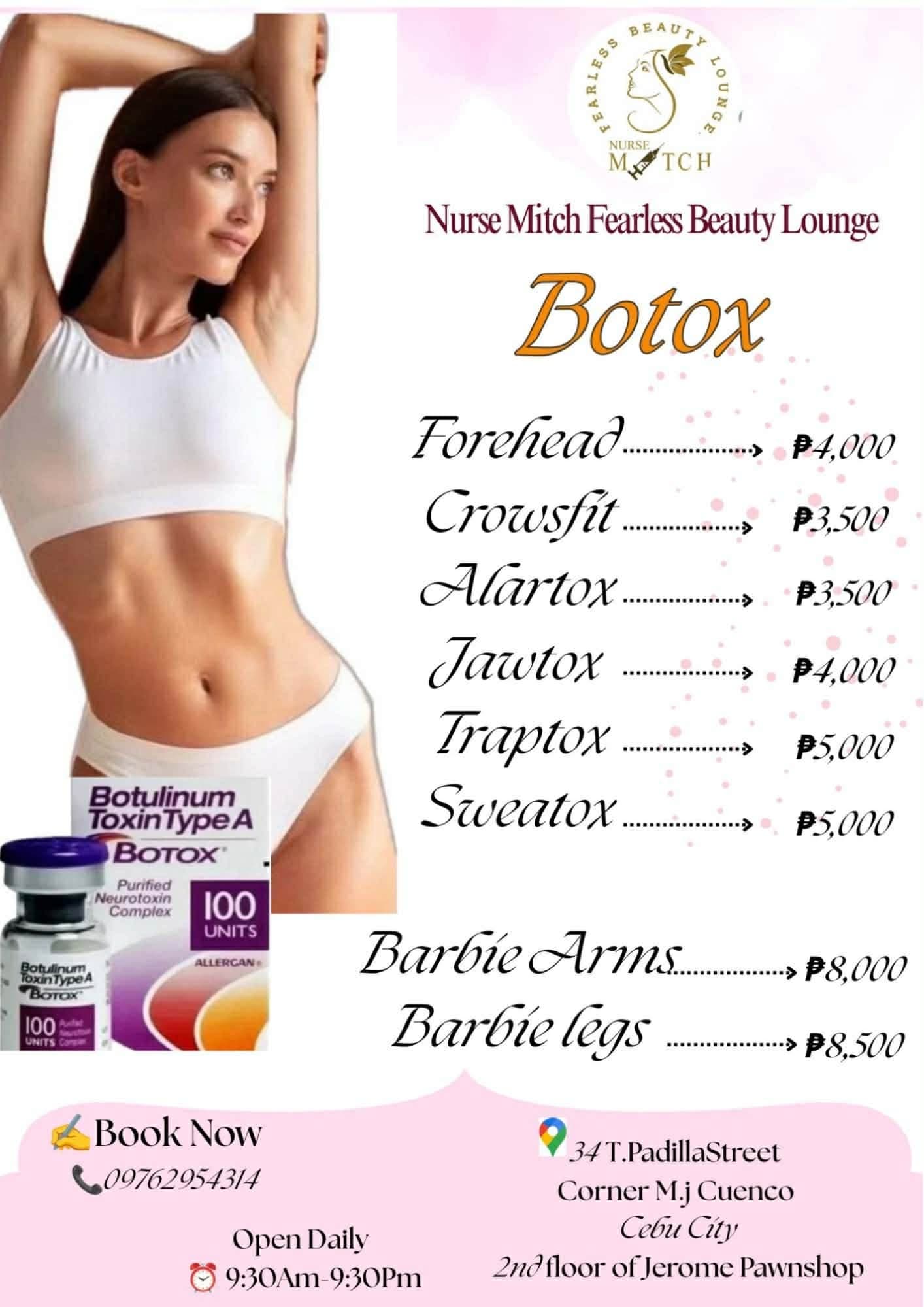 Botox price list